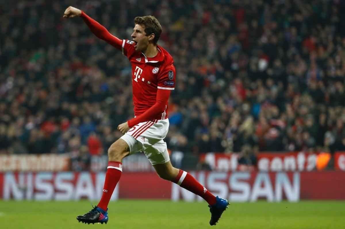 Thiago Alcntara (2), Robben, Lewandowski e Muller marcaram os gols alemes; Snchez descontou para o Arsenal