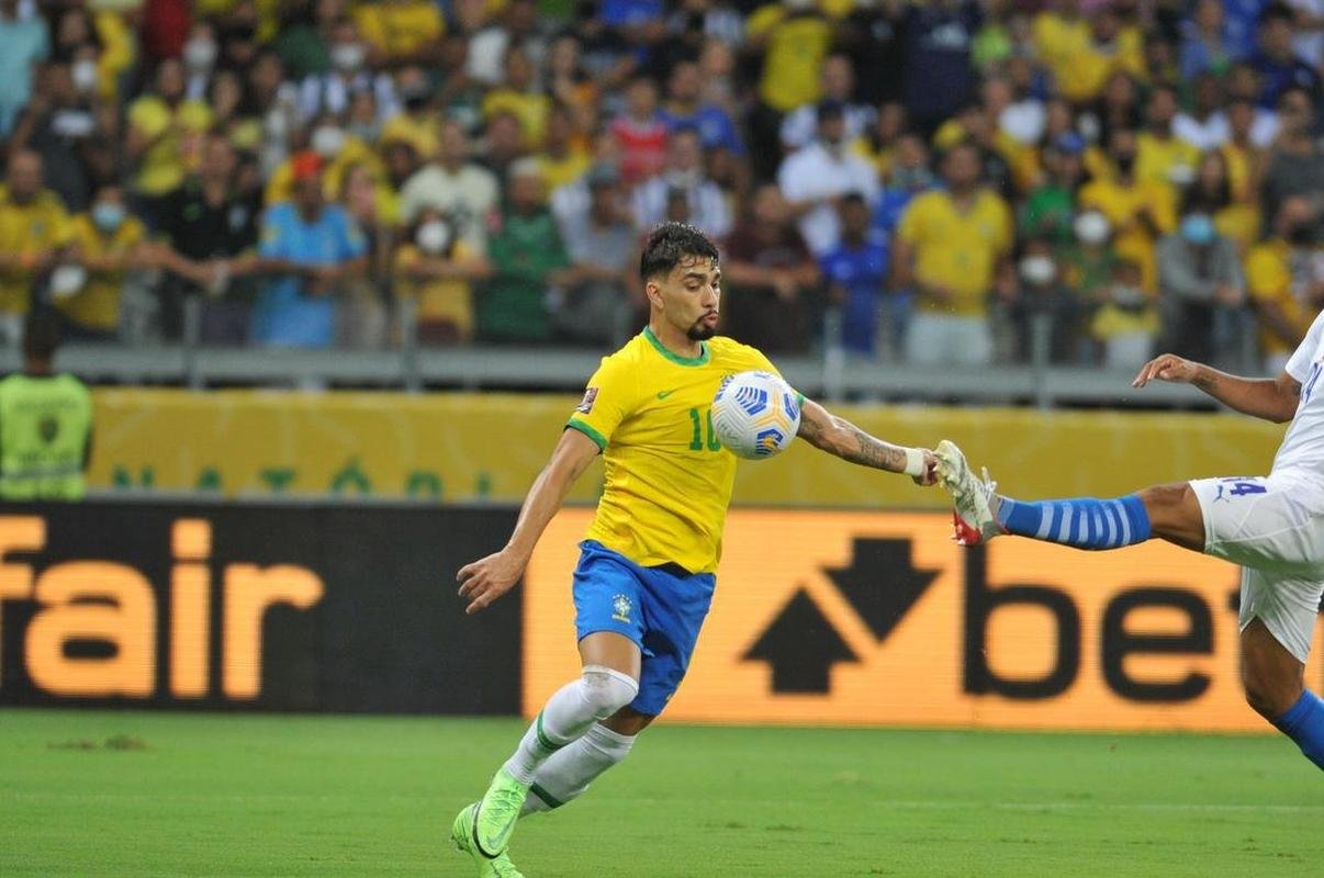 Brasil goleou o Paraguai por 4 a 0 no Mineiro, em BH, pelas Eliminatrias da Copa do Mundo, com gols de Raphinha, Philippe Coutinho, Antony e Rodrygo