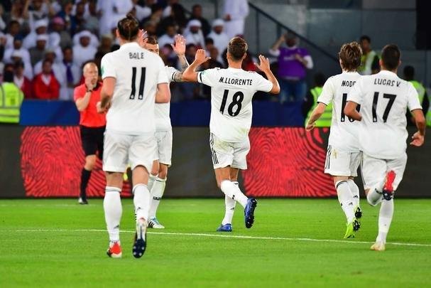Com gols de Modric, Sergio Ramos, Llorente e Yahia (contra), Real Madrid derrotou o Al Ain por 4 a 1 e fez história ao conquistar seu terceiro título consecutivo do Mundial de Clubes