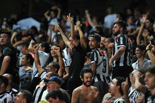 Fotos do jogo entre Atltico e Corinthians no Independncia