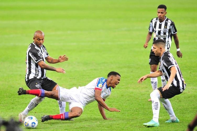 Imagens do confronto entre Atltico e Bahia, vlido pelas oitavas de final da Copa do Brasil 2021