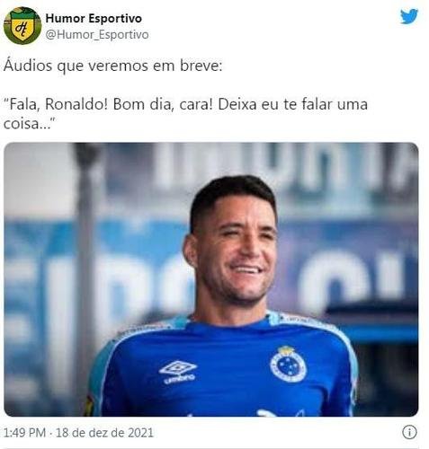 Memes: Ronaldo compra 90% das ações da SAF do Cruzeiro
