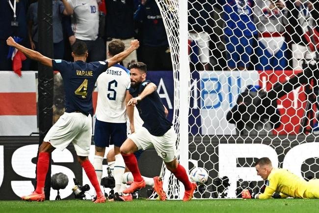 Fotos do duelo entre Inglaterra e Frana, pelas quartas de final da Copa do Mundo, no estdio Al Bayt, em Al Khor