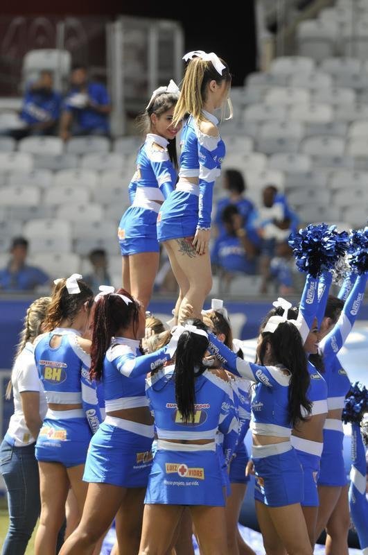 Torcedores do Cruzeiro compareceram em grande nmero ao Mineiro na semifinal contra o Tupi