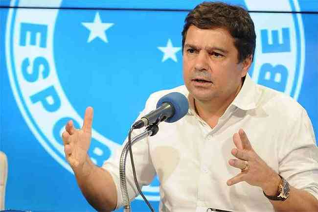 Itair Machado era o responsvel pelo futebol do Cruzeiro quando Dod foi contratado