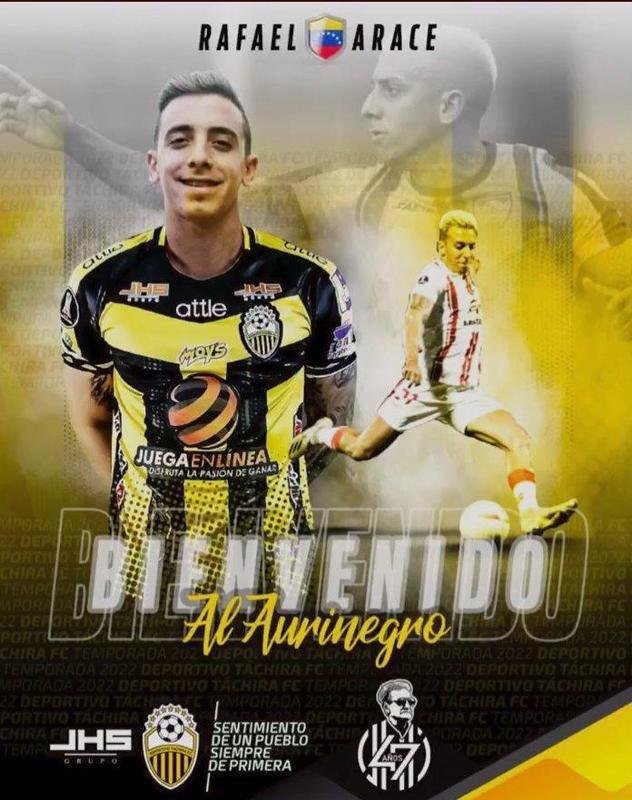 Rafael Arace, meio-campista (Deportivo Tchira-VEN)