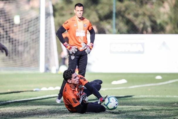 Fotos do último treino do Atlético antes do jogo com o Grêmio
