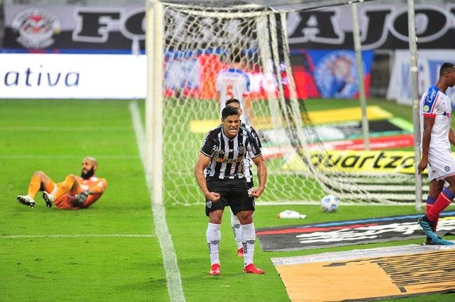 Imagens do confronto entre Atltico e Bahia, vlido pelas oitavas de final da Copa do Brasil 2021