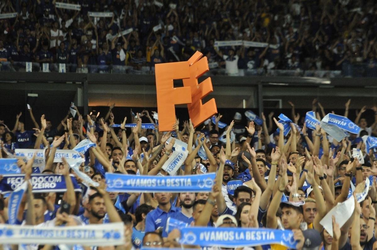 Torcida do Cruzeiro lotou o Mineiro na partida contra o Boca Juniors pela Libertadores
