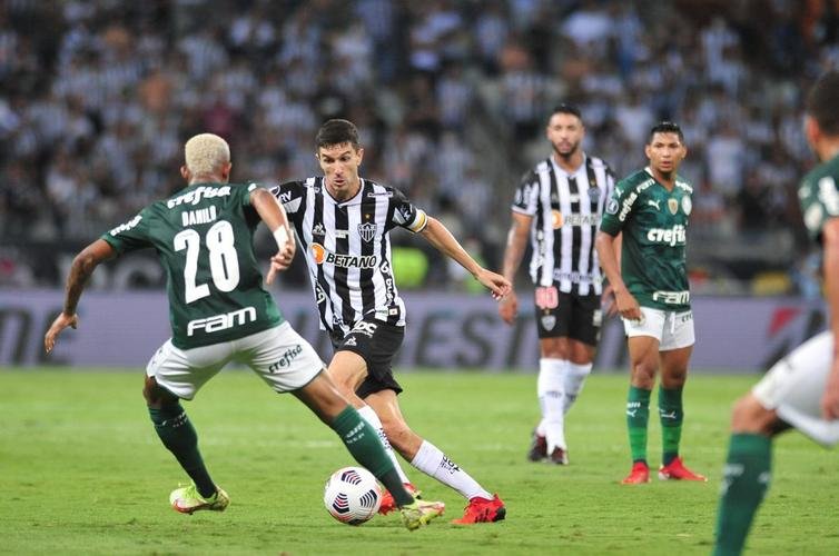 Fotos da partida de volta da semifinal da Copa Libertadores de 2021, no Mineiro, entre Atltico e Palmeiras