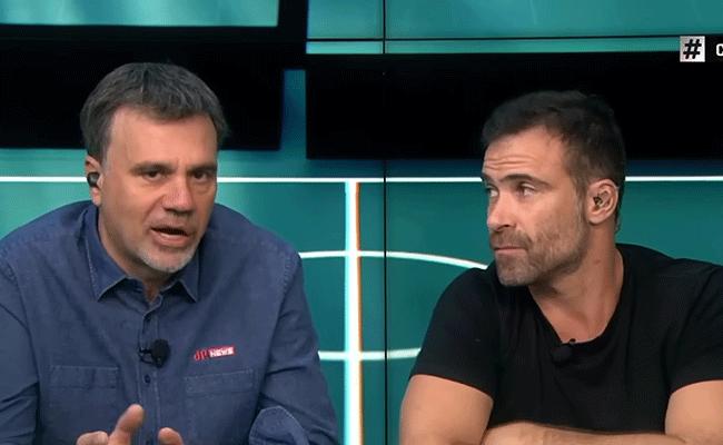 Mauro Beting (à esquerda) detalhou a situação do Atlético em 2022
