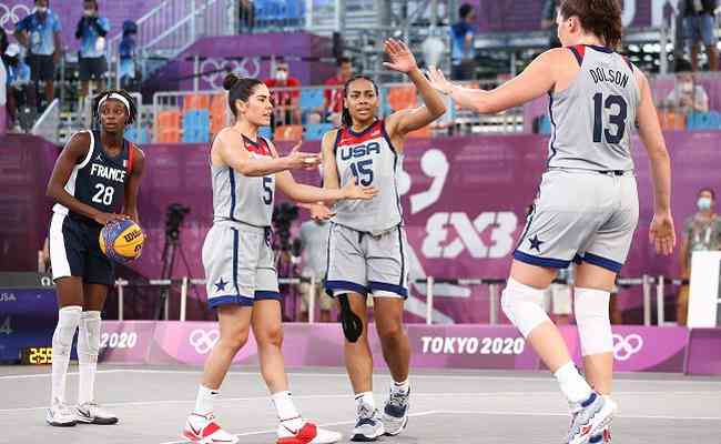 Na final do feminino, os Estados Unidos derrotaram o Comit Olmpico Russo por 18 a 15