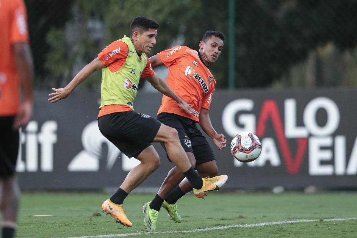 Com novo uniforme de treino, Atlético fechou nesta sexta-feira sua preparação para enfrentar o Athletic, às 19h deste sábado, no Independência, pela 11ª rodada do Campeonato Mineiro