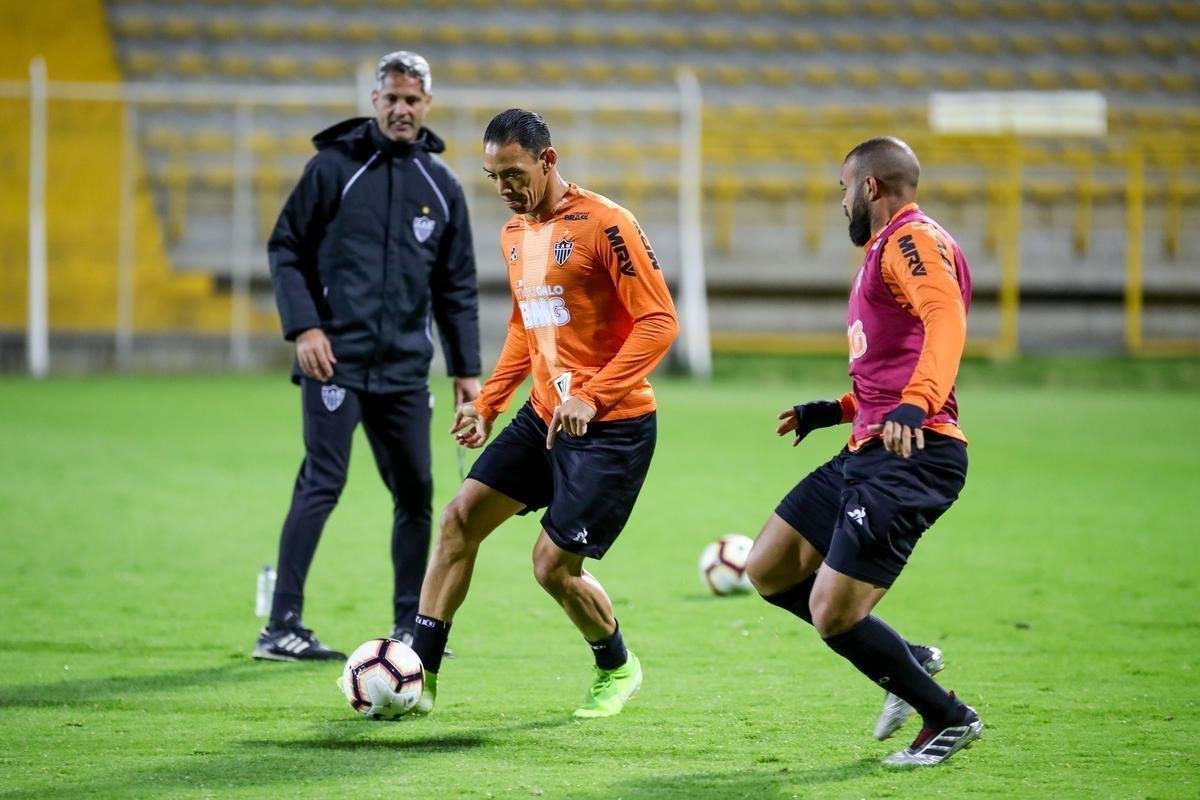 Atltico treinou na noite desta segunda-feira, vspera de jogo contra La Equidad-COL