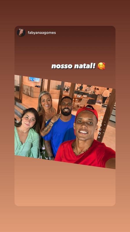 Pedrinho passou o Natal em famlia