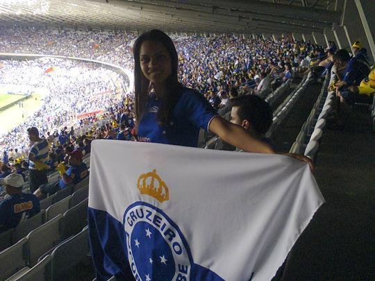 Eu Fernanda de Souza Oliveira -Belo Horizonte no Mineiro.
CRUZEIRO 3 X 0 GRMIO