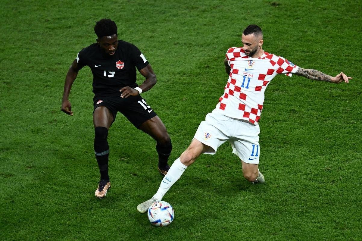 Fotos de Crocia x Canad, neste domingo, no Estdio Khalifa International Stadium, em Doha, pelo Grupo F da Copa do Mundo no Catar