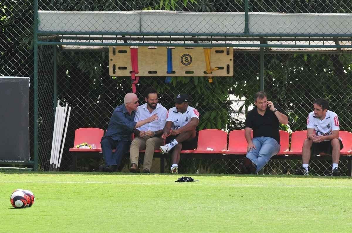 Fotos do ltimo treinamento do Atltico na Cidade do Galo antes da estreia na temporada