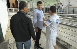 Tcnico Adilson Batista durante sua estreia no comando do Amrica, diante do Internacional