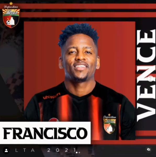 Francisco Vence, lateral-direito (Deportivo Lara, da Venezuela)