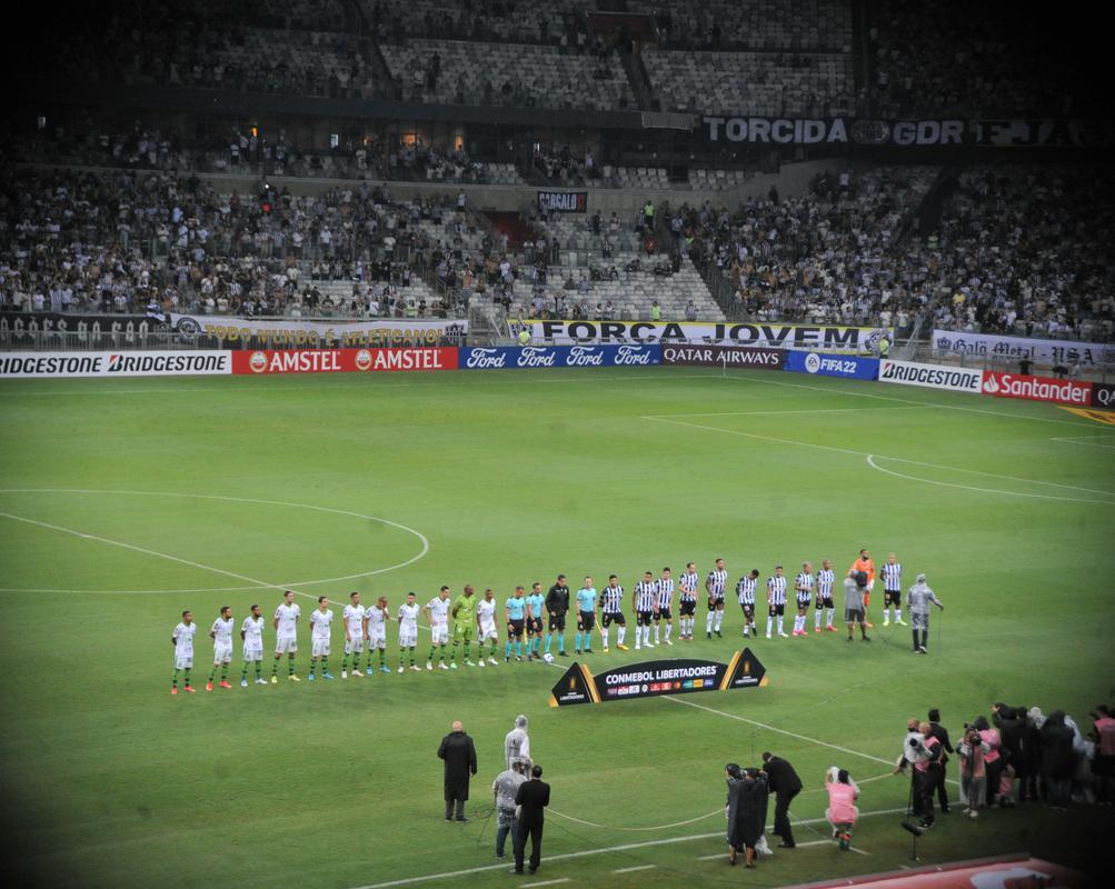 Fotos do clssico entre Atltico e Amrica, no Mineiro, pelo Grupo D da Copa Libertadores 2022
