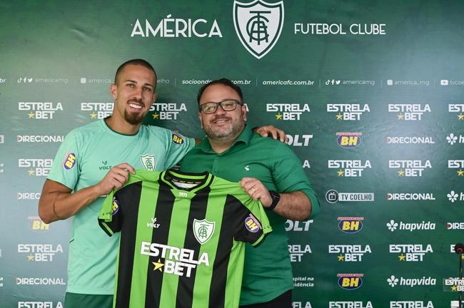 Nicolas foi apresentado pelo América nesta quarta-feira (4/1)