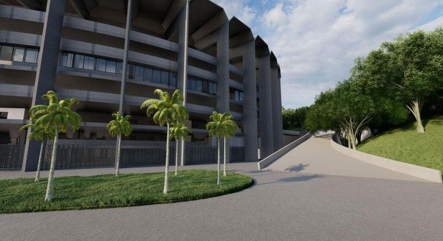 Alm de seguir como complexo esportivo, a rea do ginsio abrigar um restaurante com vista panormica, um shopping e um hotel