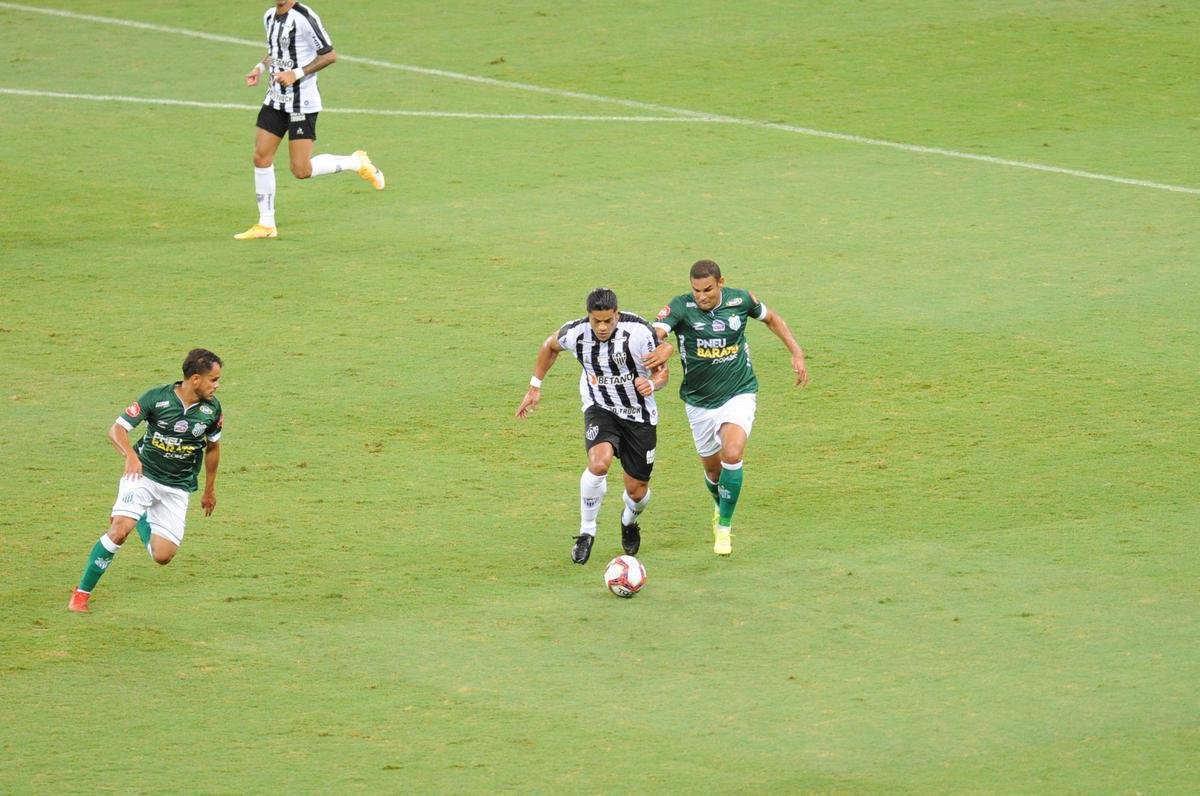 Fotos da estreia do atacante Hulk pelo Atltico, na partida contra o Uberlndia, no Mineiro, pela terceira rodada do Campeonato Mineiro de 2021