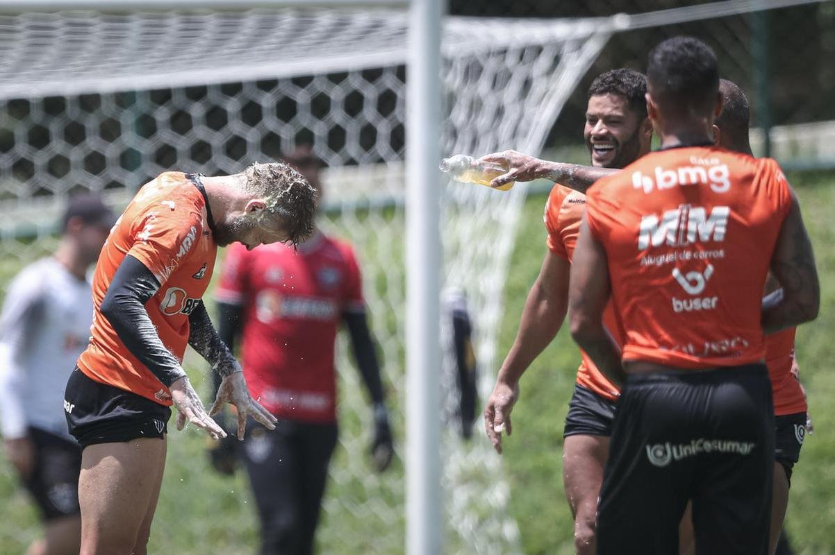 Fotos do treino do Atltico nesta quinta-feira na Cidade do Galo