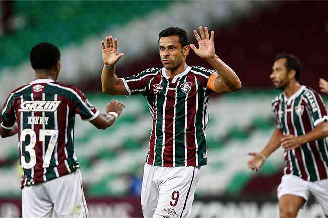 Fred iniciou a reao tricolor no Maracan: atacante marcou pela quarta vez nesta Libertadores