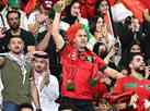'Fifa  mfia': torcida de Marrocos protesta em jogo contra Crocia na Copa