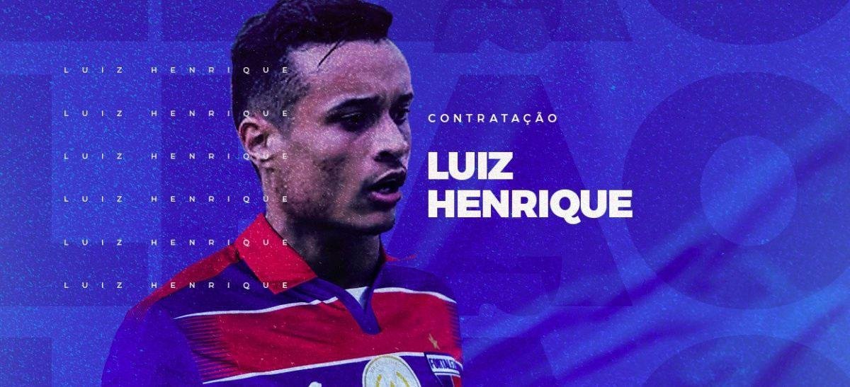 O Fortaleza anunciou a contratao do volante Luiz Henrique, que estava no Flamengo