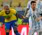 Neymar se diz 'machucado' mas exalta Messi aps final da Copa Amrica