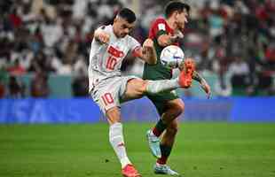 No Estdio Icnico de Lusail, Portugal e Sua se enfrentam pelas oitavas de final da Copa do Mundo do Catar