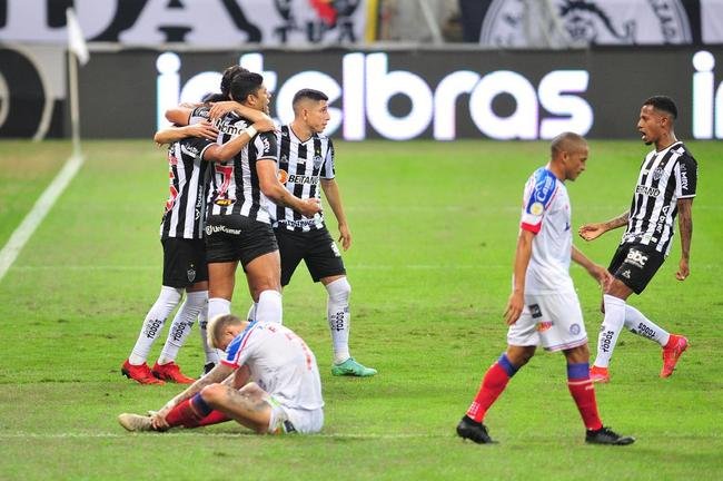 Imagens do confronto entre Atltico e Bahia, vlido pelas oitavas de final da Copa do Brasil 2021