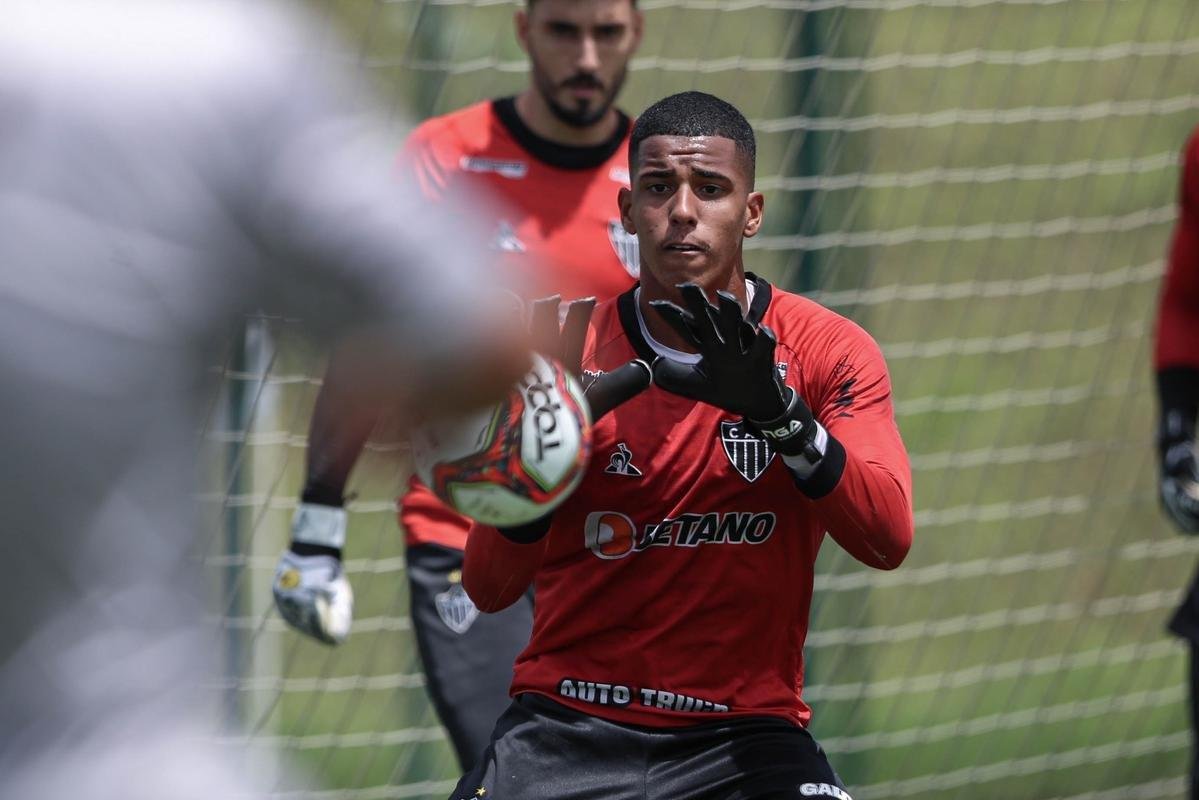Treino do Atltico em 15/3/2021, na Cidade do Galo