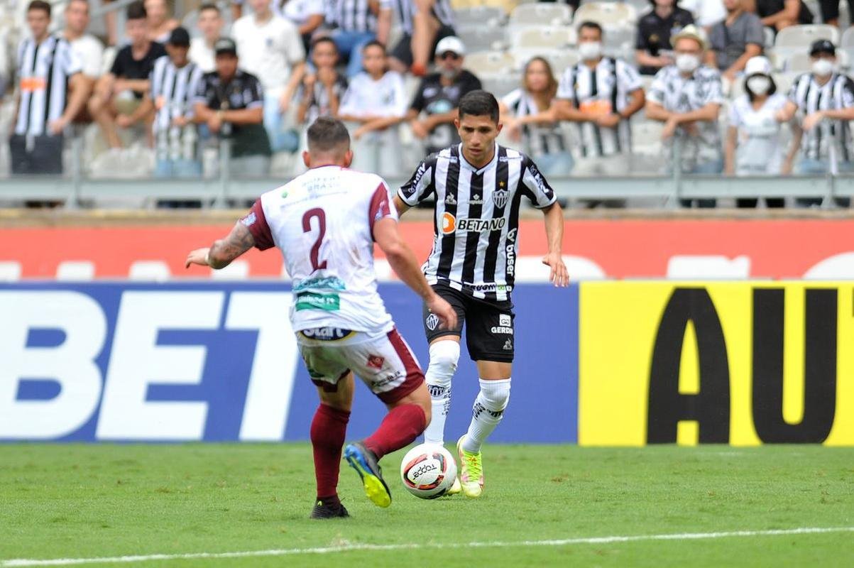 Fotos do jogo entre Atltico e Patrocinense, pelo Campeonato Mineiro