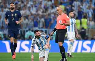 As melhores imagens da final da Copa do Mundo entre Argentina e Frana, no Estdio Icnico de Lusail, no Catar