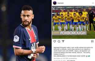 Neymar manda recado em publicao aps ficar fora da final da Copa Amrica
