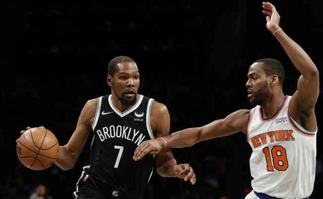 Kevin Durant marcou 53 pontos na vitria do Brooklyn Nets, em casa, sobre o New York Knicks