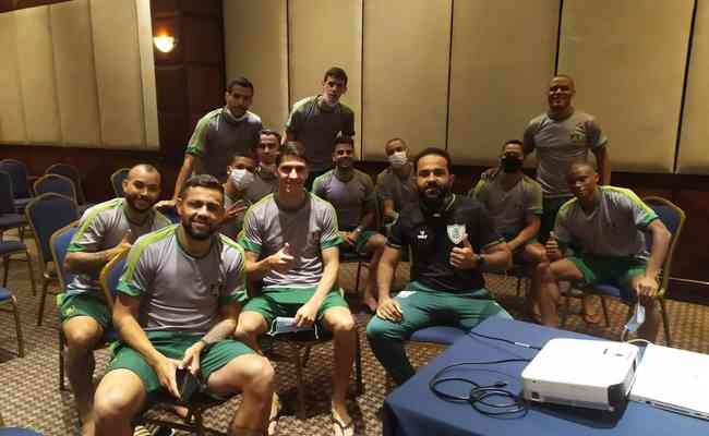 Torcedor do América teve encontro com o elenco no Equador, antes de decisão pela Copa Libertadores
