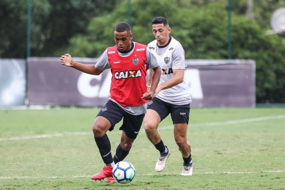 Jogadores do Atltico se reapresentaram na tarde desta segunda-feira aps vitria sobre o Cruzeiro