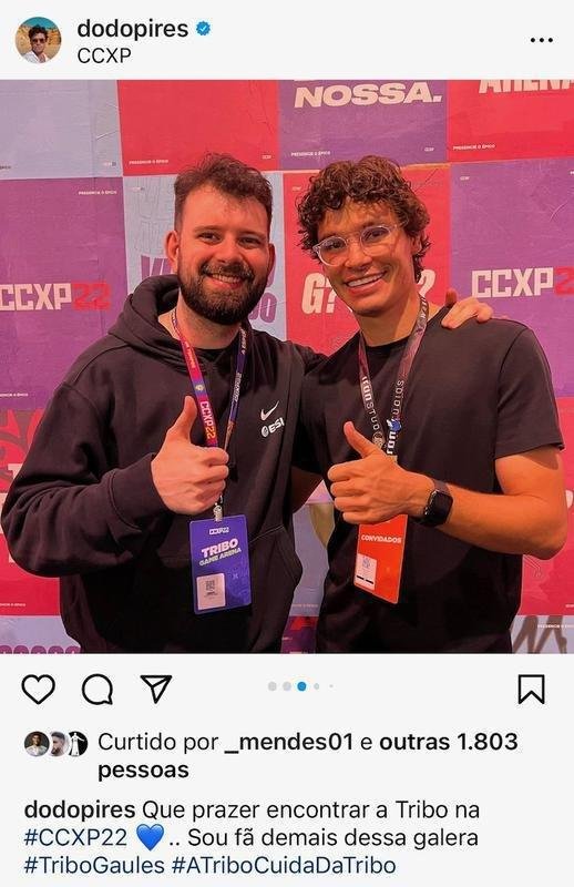 Dod na CCXP, em So Paulo.