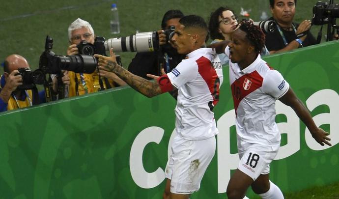 Paolo Guerrero marcou o gol de empate do Peru na final da Copa América