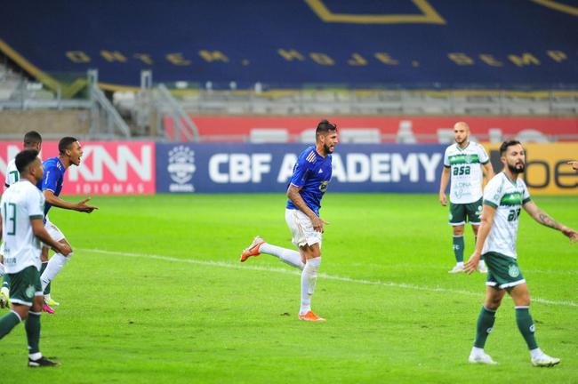 Fotos do jogo entre Cruzeiro e Guarani, no Mineiro, em Belo Horizonte, pela oitava rodada da Srie B do Campeonato Brasileiro de 2021
