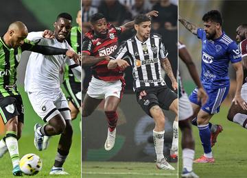 Nesta semana, três confrontos entre times dos dois estados serão resolvidos na competição; América e Atlético abriram vantagem, enquanto Cruzeiro perdeu 1° jogo