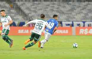 Cruzeiro e Palmeiras mediram foras, no Mineiro, pela oitava rodada do Campeonato Brasileiro