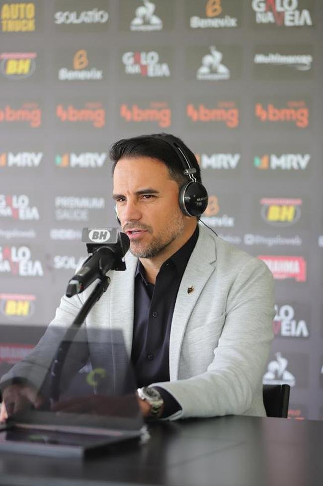 Atltico apresenta Rodrigo Caetano como novo diretor de futebol