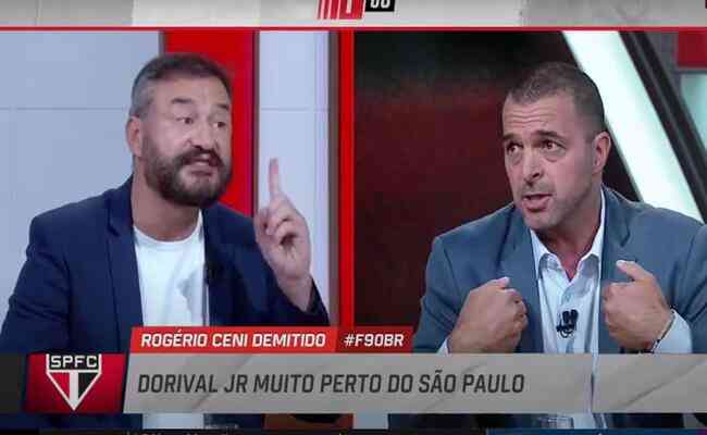 Jornalista Rodrigo Bueno e comentarista Z Elias discutem ao vivo na ESPN