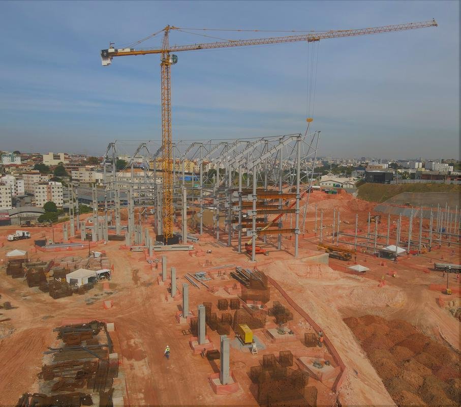 Fotos da Arena MRV, futuro estdio do Atltico, divulgadas nesta sexta (21/5) mostram boa parte da estrutura metlica instalada